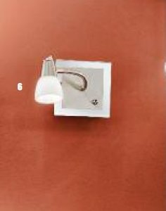OR STR 10-425/1 Nástěnné svítidlo 1x40W G9, satin, průměr skla 5,5cm, vypínač - ORION