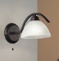 OR WA 2-1133/1 Nástěnné svítidlo 1x60W E27 antik/sklo, průměr 16cm, výška 13cm - ORION