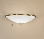 OR WA 2-1212/1 PATI Nástěnné svítidlo 1x60W E14, patina/sklo, šířka 31cm - ORION