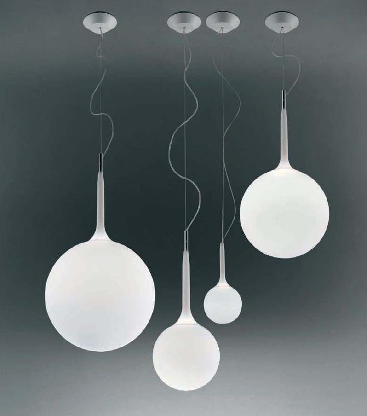 Levně AR 1051010A Závěsné svítidlo Castore 42 max.150W sklo bílá - ARTEMIDE