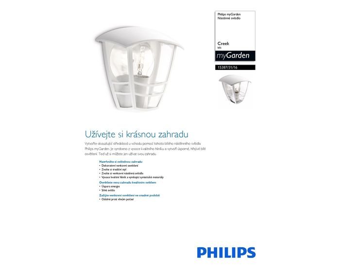 PH 15387/31/16 CREEK SVÍTIDLO VENKOVNÍ 15387/31/16 - Philips (915002790402) (obrázek 3)