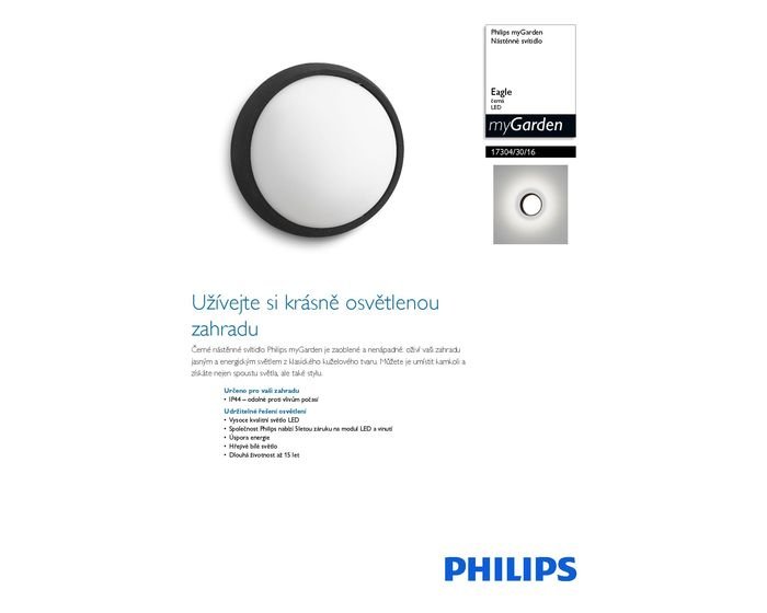 PH 17304/30/16 EAGLE SVÍTIDLO VENKOVNÍ 17304/30/16 - Philips (915004435101) (obrázek 6)