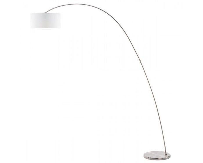 Levně PANIT TER095 BOW stojanová bílá matný nikl 230V E27 25W - PAN INTERN.