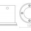 RED R10555 ORBU R nerez 230V GU10 35W IP65 - RED - DESIGN RENDL (obrázek 4)