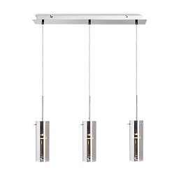 Obrázek pro produkt SANSSOUCI III závěsná chromované sklo 230V GU10 3x50W - RED - DESIGN RENDL