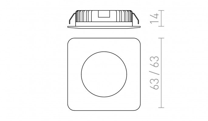 RED R10587 INEZ SQ chrom 12V LED 3W 120° IP44 3000K - RED - DESIGN RENDL (obrázek 6)