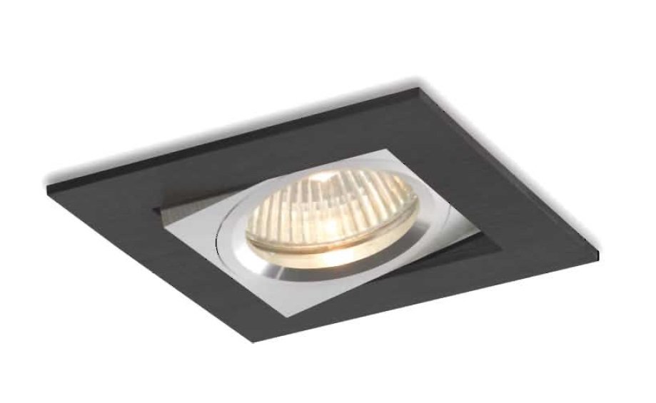 BPM 3002GU Vestavné svítidlo Aluminio Negro, černá, 1x50W, 230V - BPM