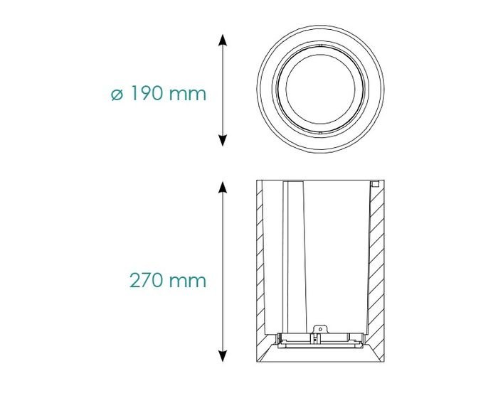 BPM 10107.02 Stropní svítidlo Arahal GU10 - BPM-WHITE (CRISMOSIL/MODULAR) (obrázek 4)