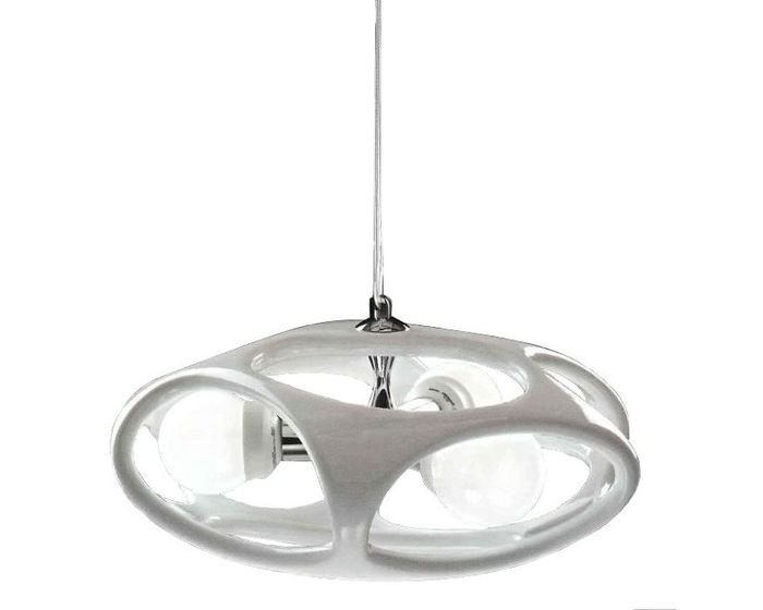 Levně PANIT SOS174 BONE závěsná bílá 230V E27 3x25W - PAN INTERN.