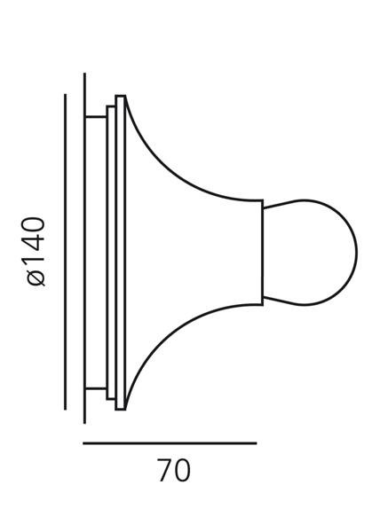 AR A048110 Stropní svítidlo Teti oranžová - ARTEMIDE (obrázek 5)