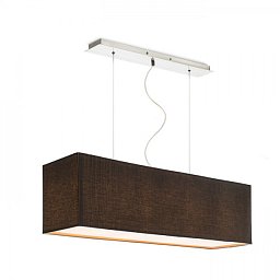 Obrázek pro produkt LOPE 80 hranatá závěsná černá matný nikl 230V E27 4x60W - RED - DESIGN RENDL