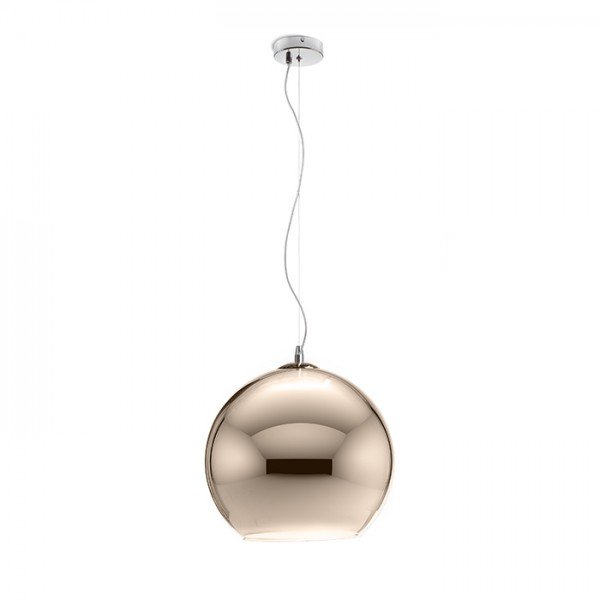 RED R10517 BEAU MONDE 25 závěsná měděné sklo 230V E27 60W - RED - DESIGN RENDL