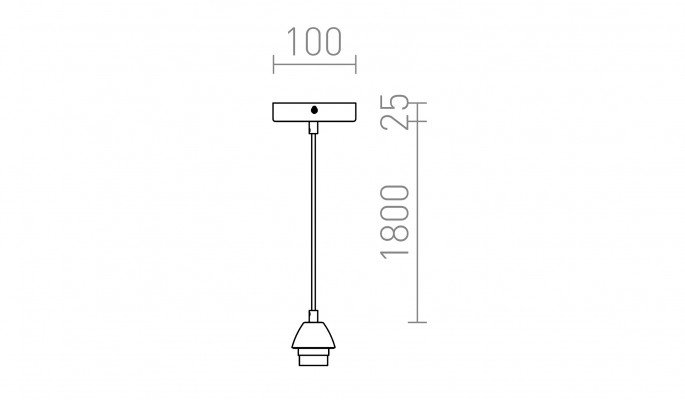 RED R10616 ENZO závěsná sada chrom 230V E27 60W - RED - DESIGN RENDL (obrázek 6)