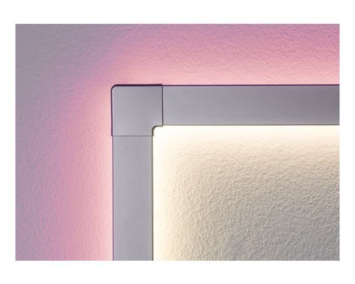 P 70453 Sada 2 ks rohu Duo Profil 90° šedý plast - PAULMANN (obrázek 3)