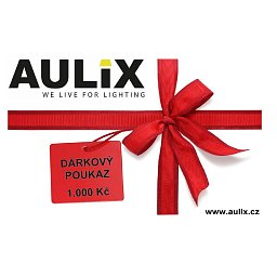 Obrázek pro produkt Dárkový poukaz v hodnotě 1 000 Kč na nákup zboží AULIX