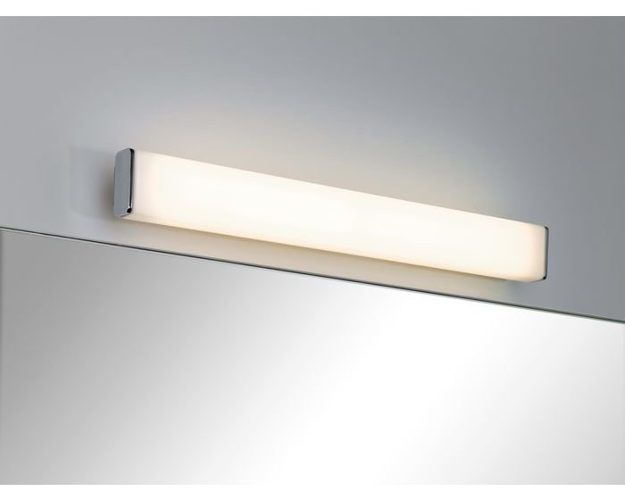 P 70464 Nástěnné svítidlo Nembus LED IP44 9W chrom, bílá, kov, akrylát - PAULMANN