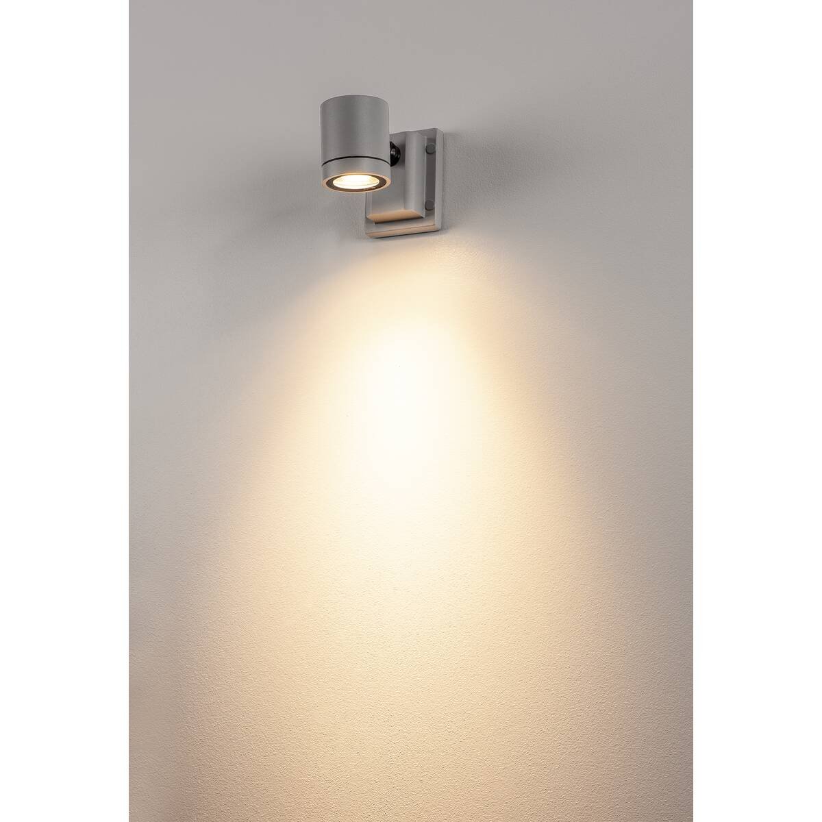 LA 233104 NEW MYRA nástěnná stříbrnošedá 230V GU10 50W IP55 - BIG WHITE (SLV) (obrázek 4)