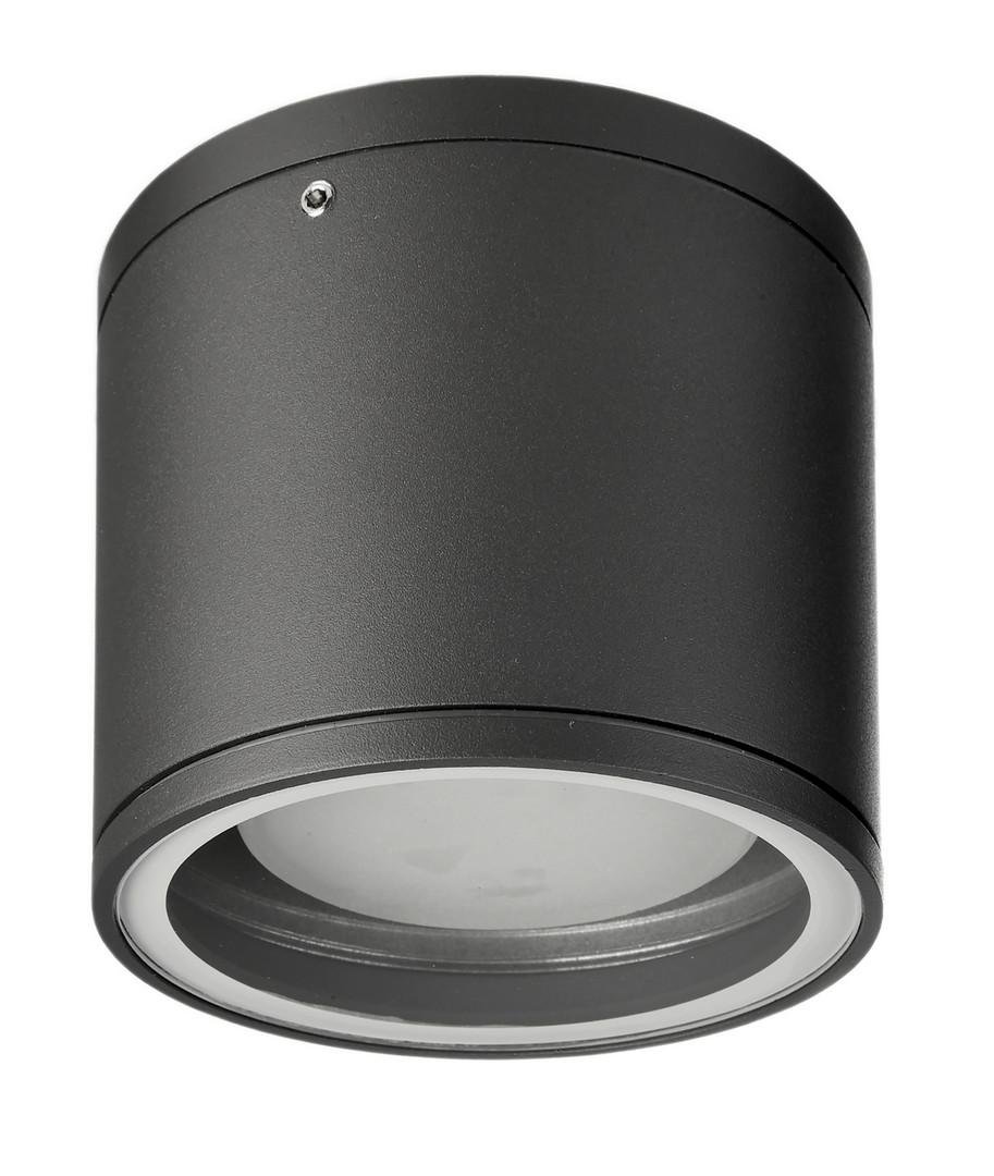 Levně IMPR 730408 Stropní přisazené svítidlo Mob Round I antracit 9W GX53,IP54 pr. 100mm - DEKOLIGHT