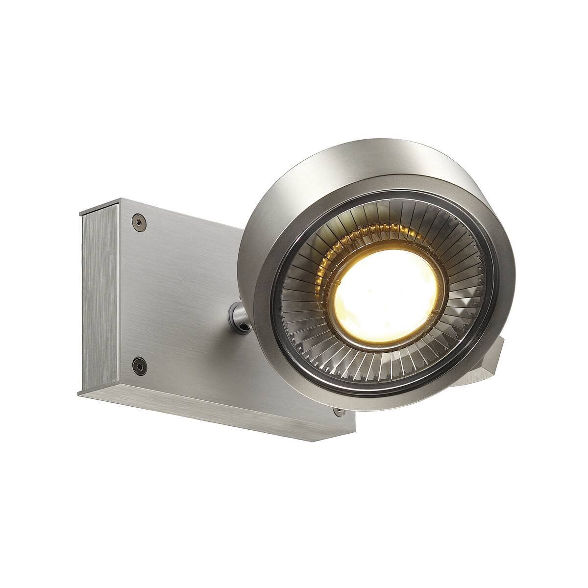 LA 147306 KALU 1 QPAR111 česaný hliník 230V GU10 75W - BIG WHITE (SLV) (obrázek 2)
