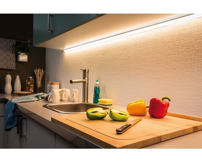 P 70568 MaxLED 1000 pásek 1 m teplá bílá stříbrnošedá - PAULMANN (obrázek 3)