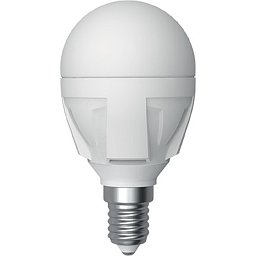 Obrázek pro produkt Žárovka LED MicroBall E14 230V 6W 3000K Ø 45mm, v. 80 mm 560lm 160° - SKYLIGHTING