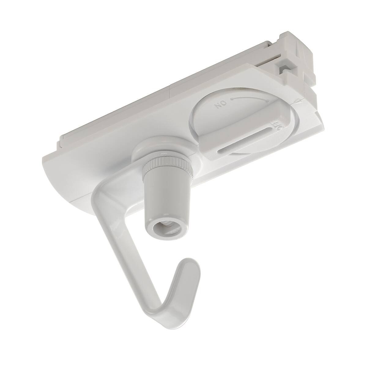 LA 143171 Adapter s háčkem pro jednookr. lištu bílá 230V - BIG WHITE (SLV)