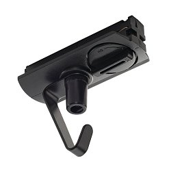 Obrázek pro produkt Adapter s háčkem pro jednookr. lištu černá 230V - BIG WHITE (SLV)