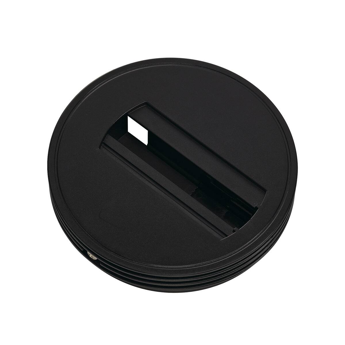 LA 143380 Adapter základna pro jednookr. lištu černá 230V - BIG WHITE (SLV)