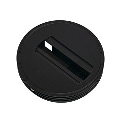 Obrázek pro produkt Adapter základna pro jednookr. lištu černá 230V - BIG WHITE (SLV)