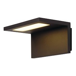 Obrázek pro produkt ANGOLUX nástěnná antracitová 230V/80mA LED 6W 120° IP44 3000K, 500lm - BIG WHITE (SLV)