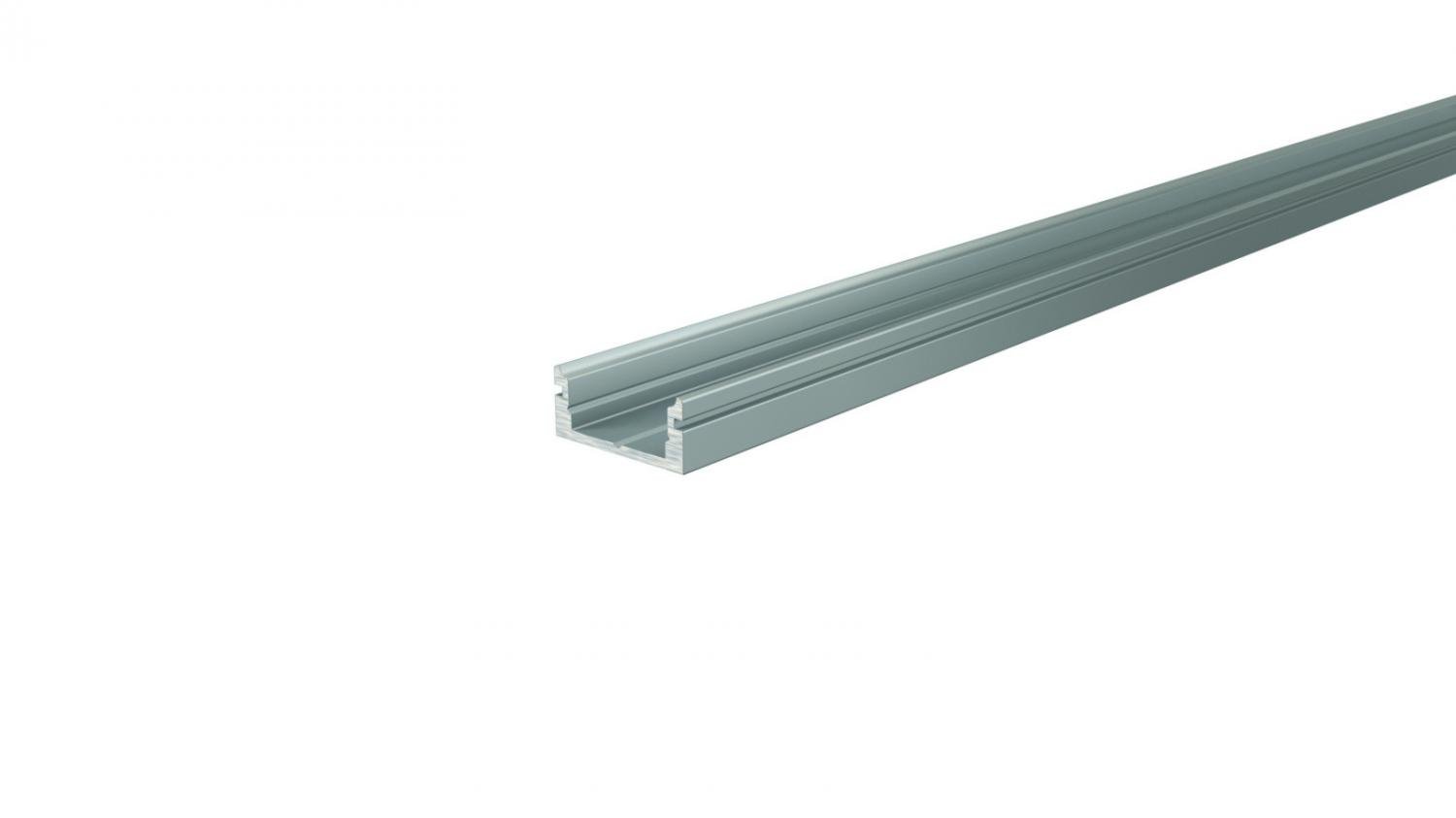 AU-01-10 plochý U-profil pro 10 - 11,3 mm LED pásek matná stříbrná - LIGHT IMPRESSIONS Obrázek produktu AU-01-10 plochý U-profil pro 10 - 11,3 mm LED pásek matná stříbrná - LIGHT IMPRESSIONS