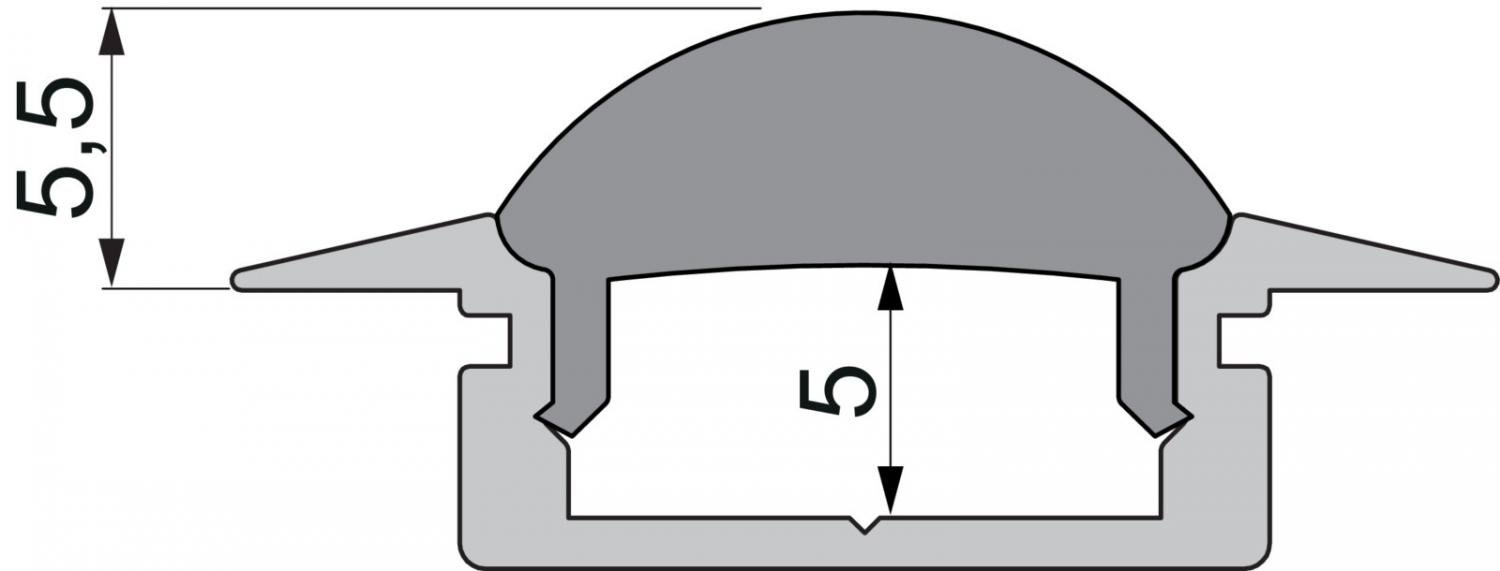 IMPR 980042 Koncovka L-ET-01-10 černá 25 mm 2 ks - DEKOLIGHT (obrázek 2)