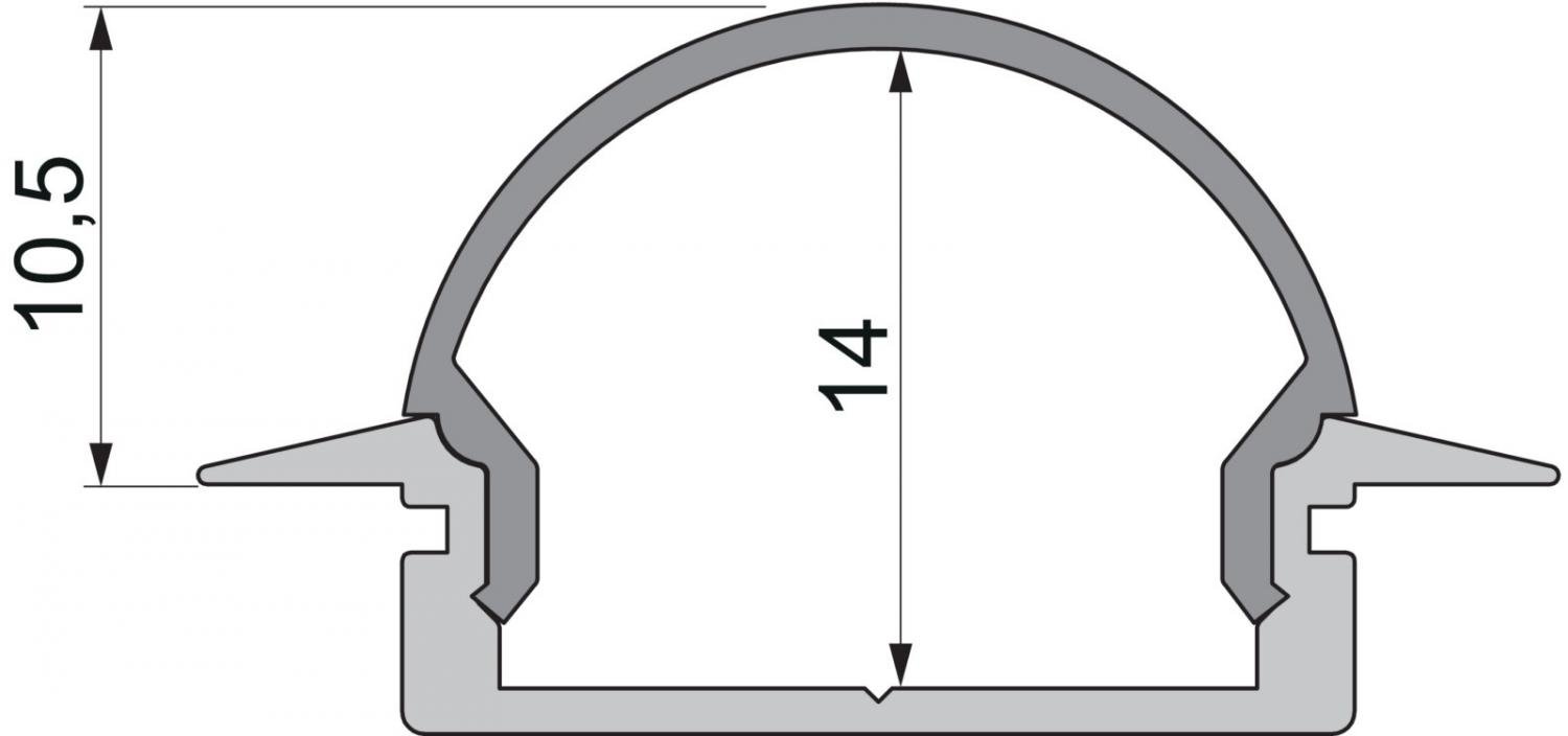 IMPR 979630 Koncovka R-ET-01-15 bílá 30 mm 2 ks - DEKOLIGHT (obrázek 2)