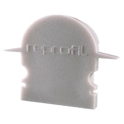 Obrázek pro produkt Koncovka R-ET-02-15 šedá 30 mm 2 ks - DEKOLIGHT