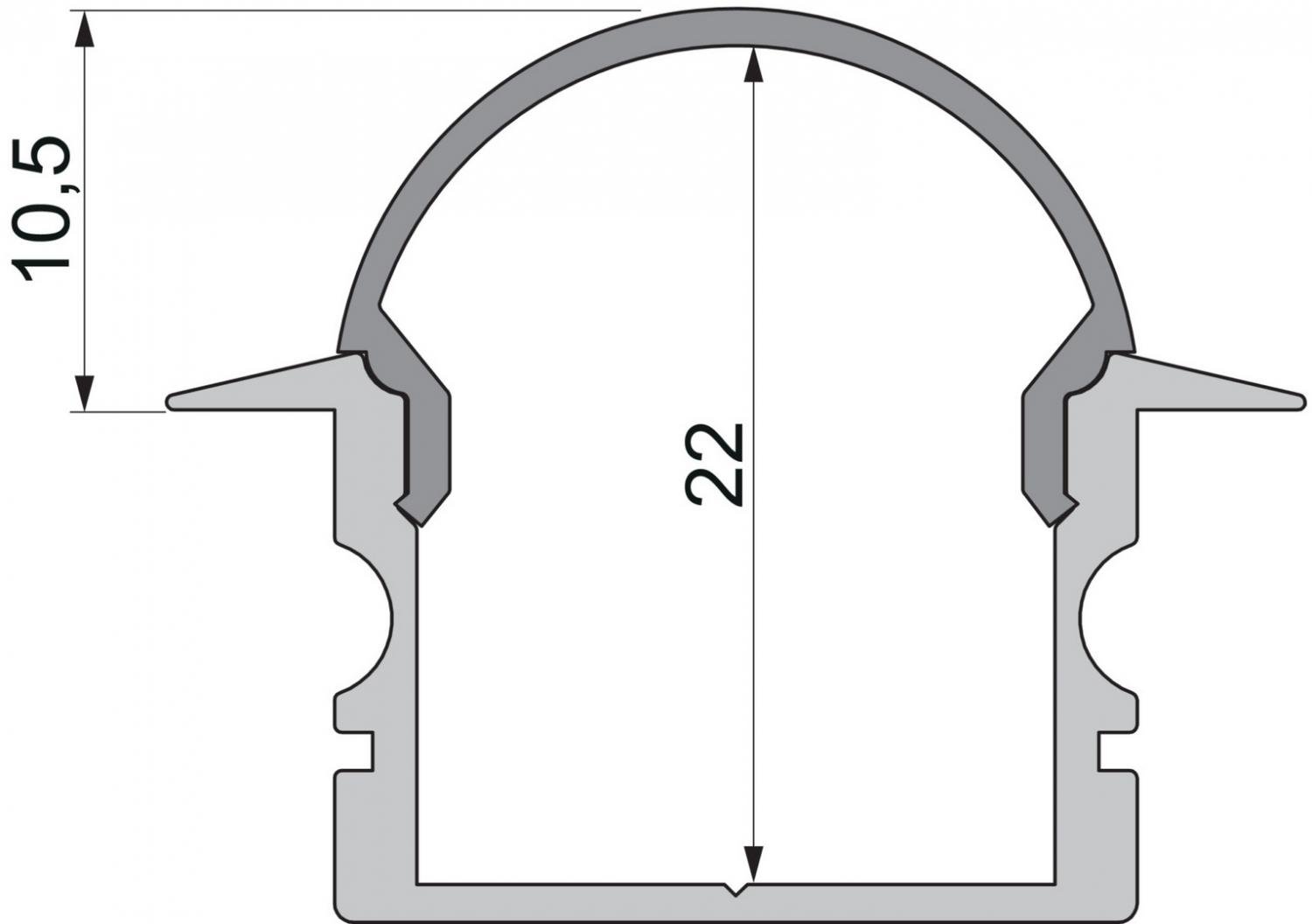 IMPR 979652 Koncovka R-ET-02-15 černá 30 mm 2 ks - DEKOLIGHT (obrázek 2)