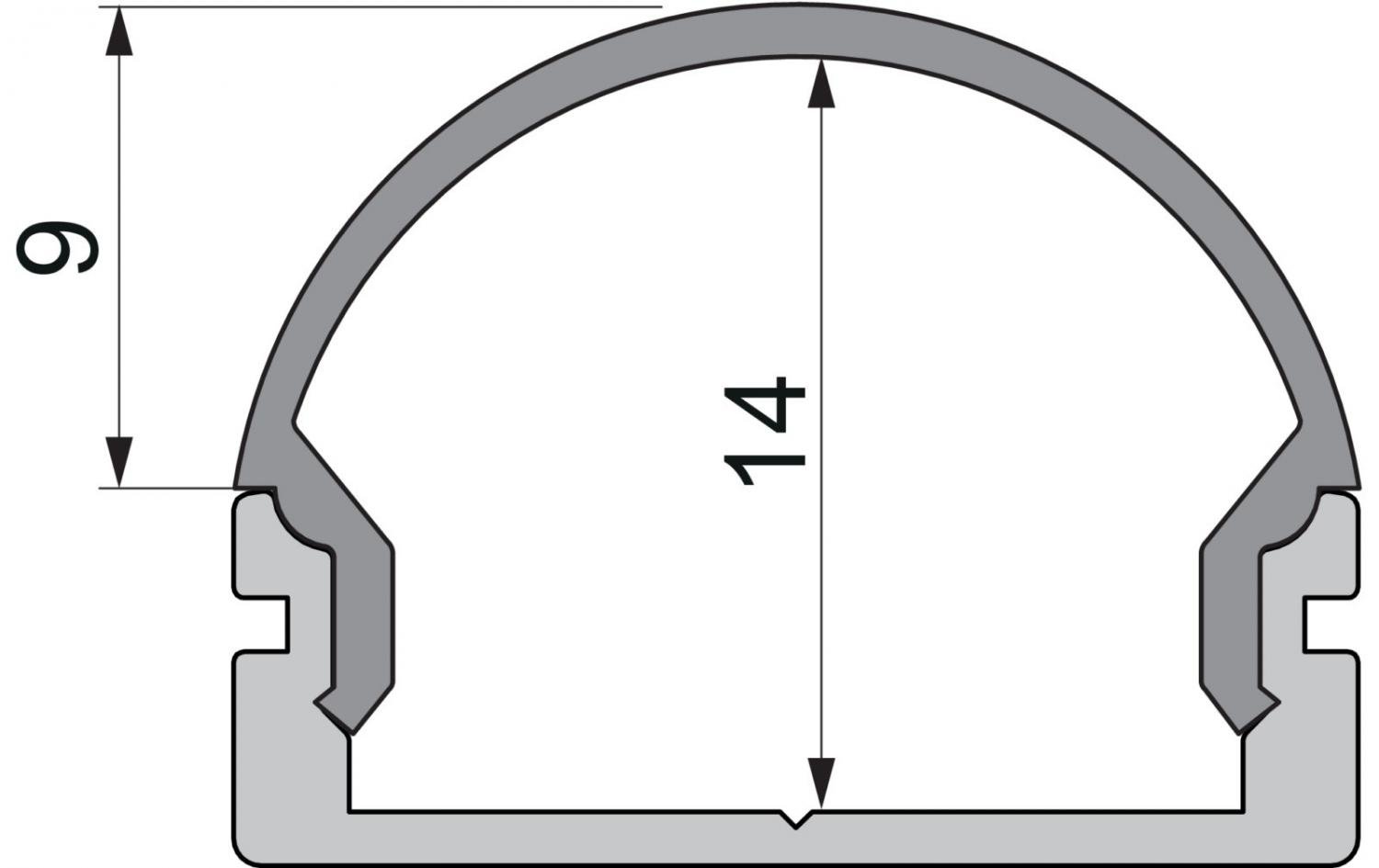 IMPR 979592 Koncovka R-AU-01-15 černá 21 mm 2 ks - DEKOLIGHT (obrázek 2)