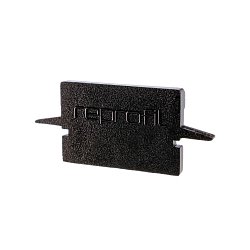 Obrázek pro produkt Koncovka H-ET-01-12 černá 27 mm 2 ks - DEKOLIGHT