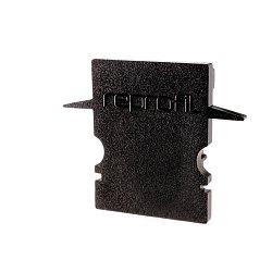 Obrázek pro produkt Koncovka H-ET-02-10 černá 25 mm 2 ks - DEKOLIGHT
