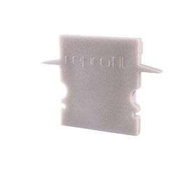 Obrázek pro produkt Koncovka H-ET-02-12 šedá 27 mm 2 ks - DEKOLIGHT