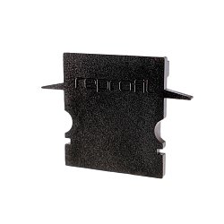 Obrázek pro produkt Koncovka H-ET-02-12 černá 27 mm 2 ks - DEKOLIGHT