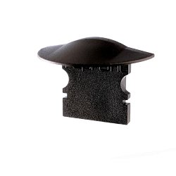 Obrázek pro produkt Koncovka F-ET-02-08 černá 23 mm 2 ks - DEKOLIGHT