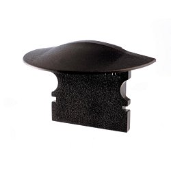 Obrázek pro produkt Koncovka F-ET-02-10 černá 25 mm 2 ks - DEKOLIGHT
