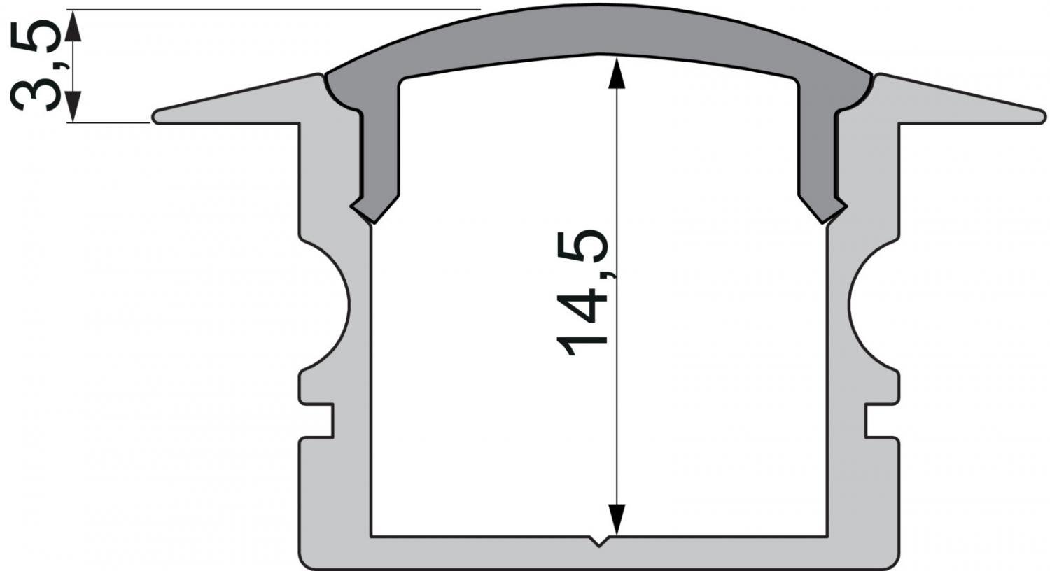 IMPR 978640 Koncovka F-ET-02-12 bílá 27 mm 2 ks - DEKOLIGHT (obrázek 2)