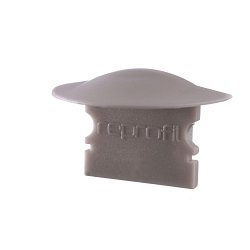 Obrázek pro produkt Koncovka F-ET-02-12 šedá 27 mm 2 ks - DEKOLIGHT
