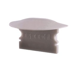 Obrázek pro produkt Koncovka F-ET-02-15 šedá 30 mm 2 ks - DEKOLIGHT
