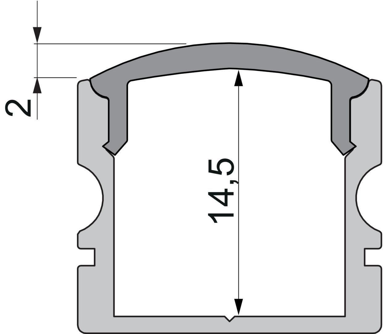IMPR 978560 Koncovka F-AU-02-12 bílá 18 mm 2 ks - DEKOLIGHT (obrázek 2)