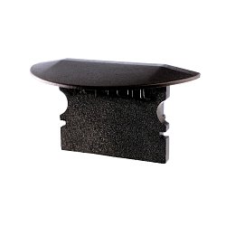 Obrázek pro produkt Koncovka P-ET-02-12 černá 27 mm 2 ks - DEKOLIGHT