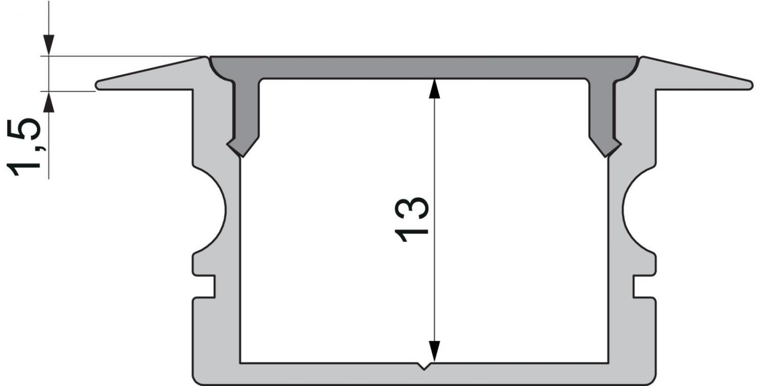 IMPR 978152 Koncovka P-ET-02-15 černá 30 mm 2 ks - DEKOLIGHT (obrázek 2)