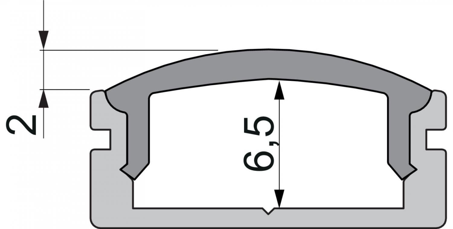 IMPR 978520 Koncovka F-AU-01-12 bílá 18 mm 2 ks - DEKOLIGHT (obrázek 2)