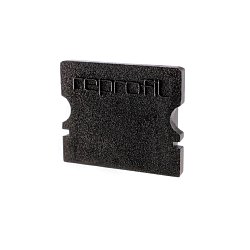 Obrázek pro produkt Koncovka P-AU-02-12 černá 18 mm 2 ks - DEKOLIGHT